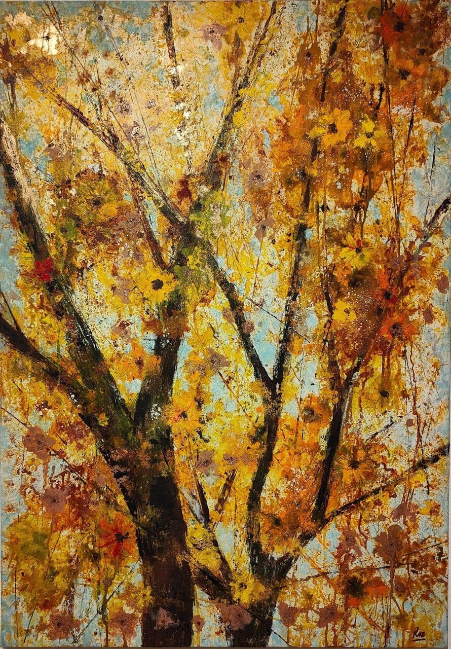 I colori dell'autunno opera di Ruz Pittrice Contemporanea